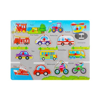 Vehicle Wooden Puzzle