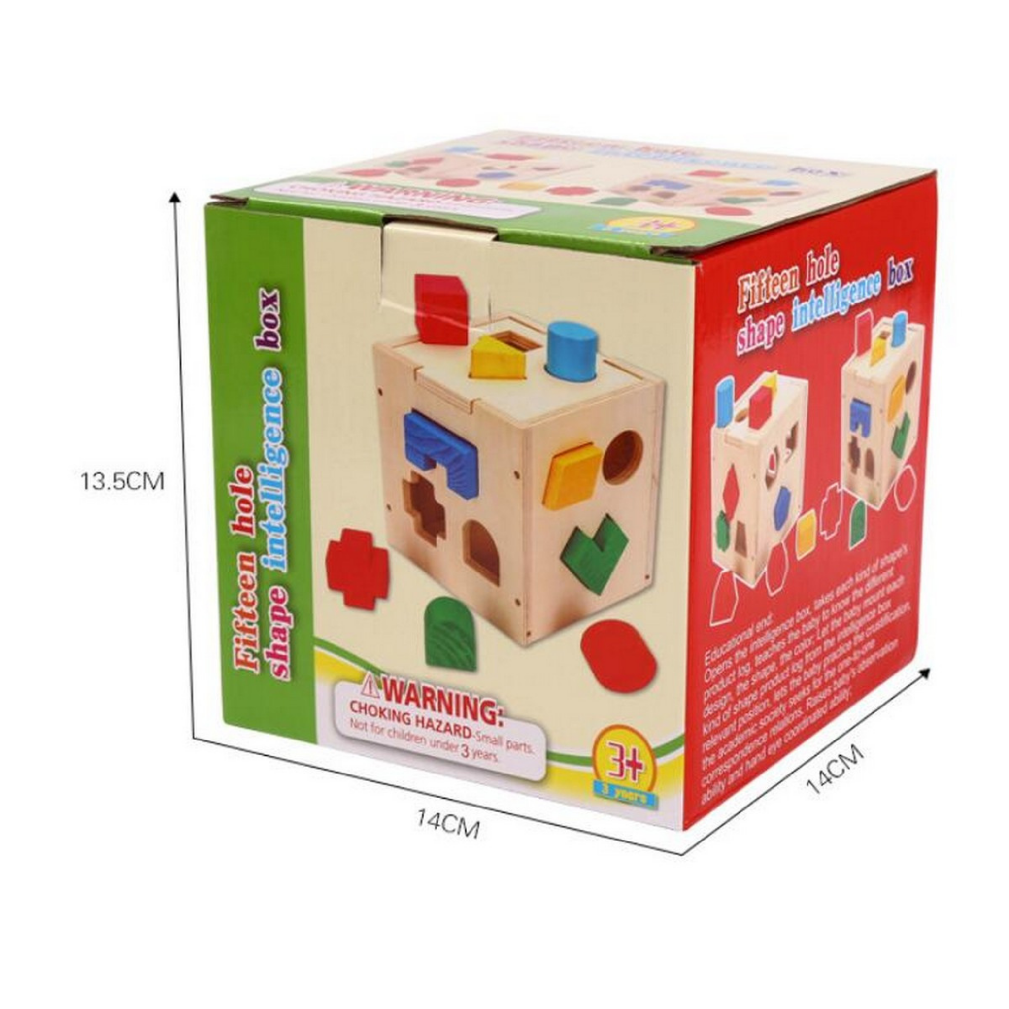 Wooden Shape Sorting Cube