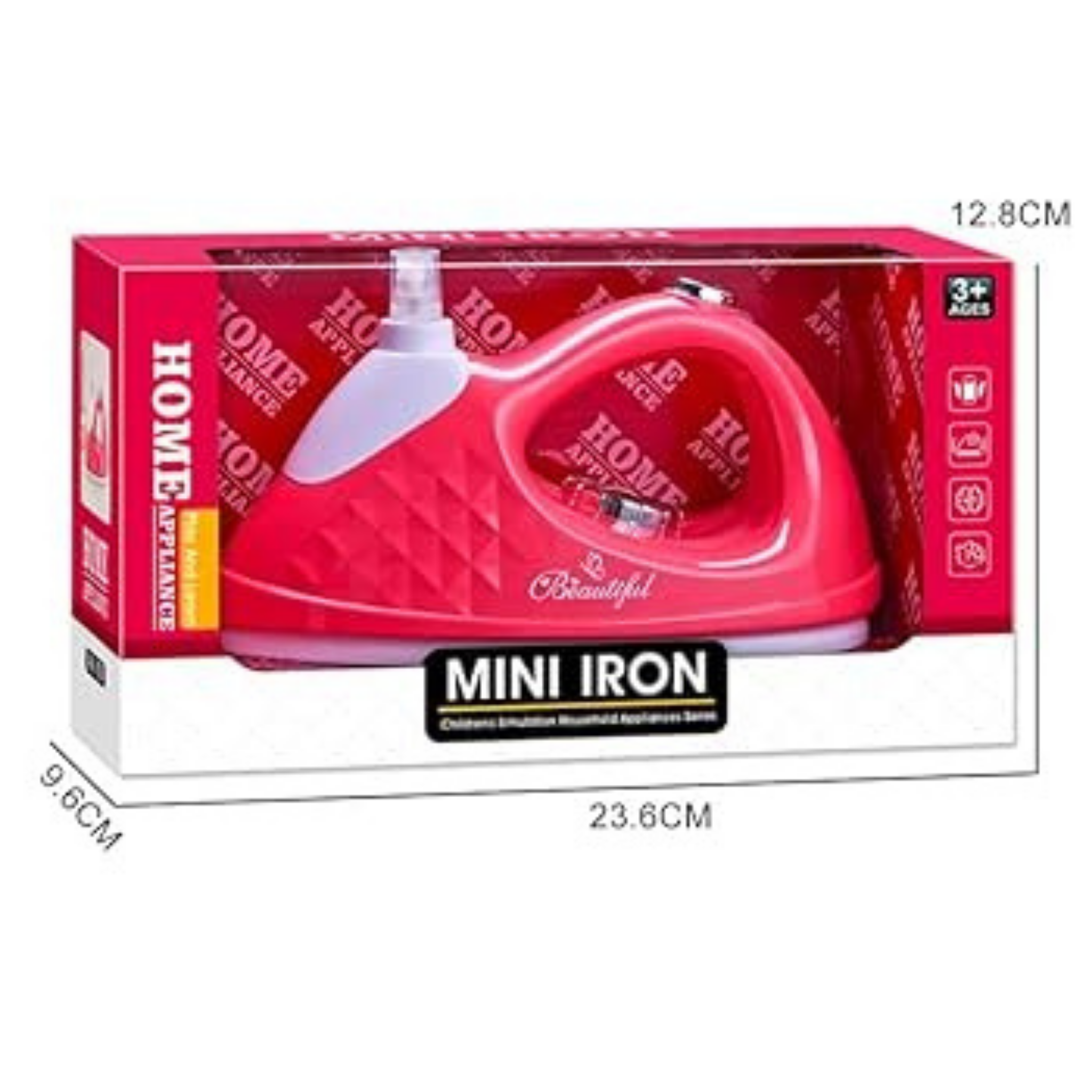 Mini Home Iron Toy – Realistic Appliance for Kids' Pretend Play
