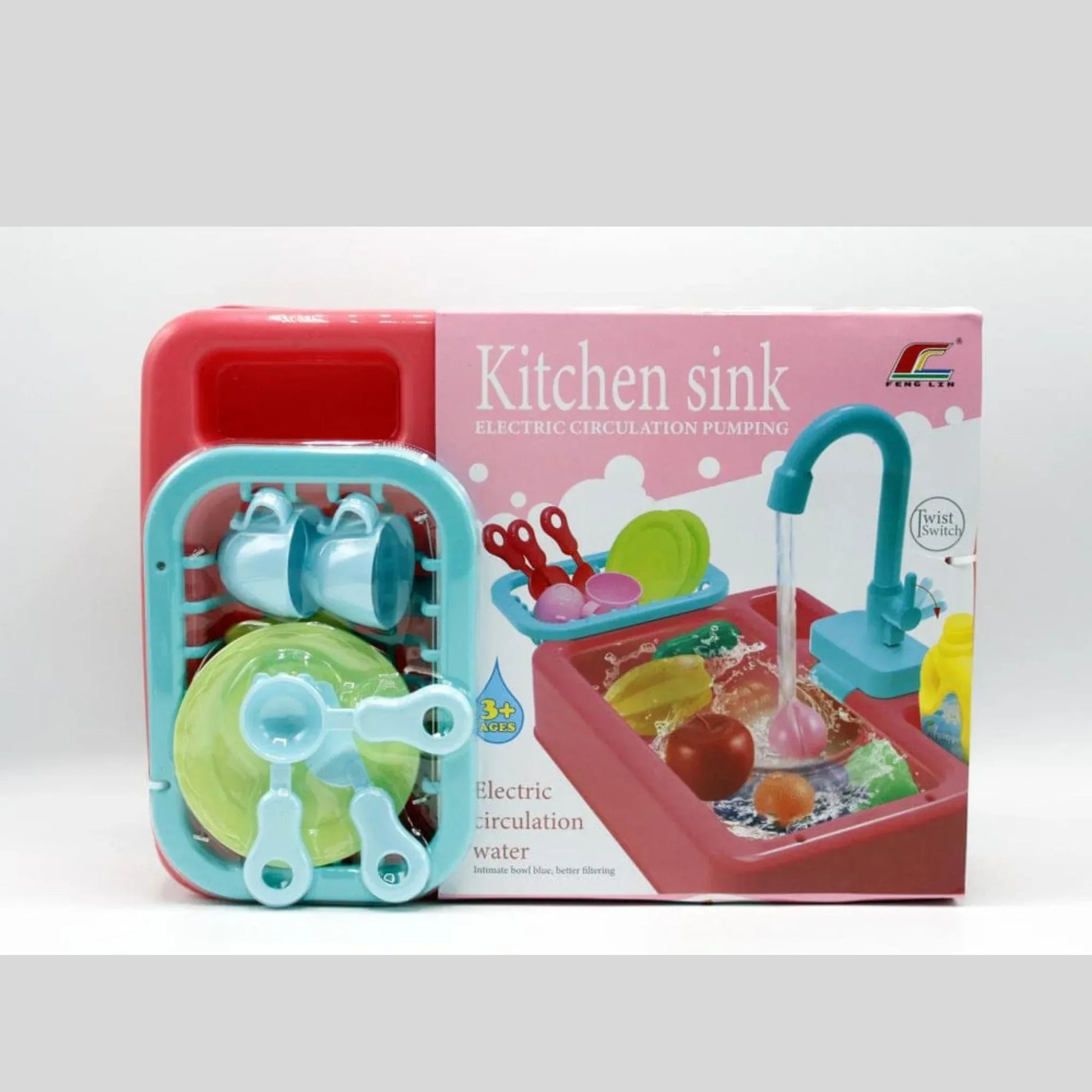Kitchen & Sink Dishwasher Basin Vegetable Toy Set - Little Thinkers Hub