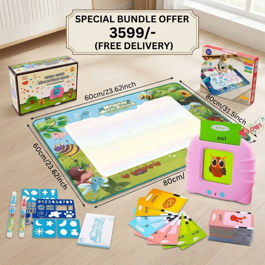 🎨 Kids Magic Water Drawing Mat Bundle – Educational Fun & Learning Toy!