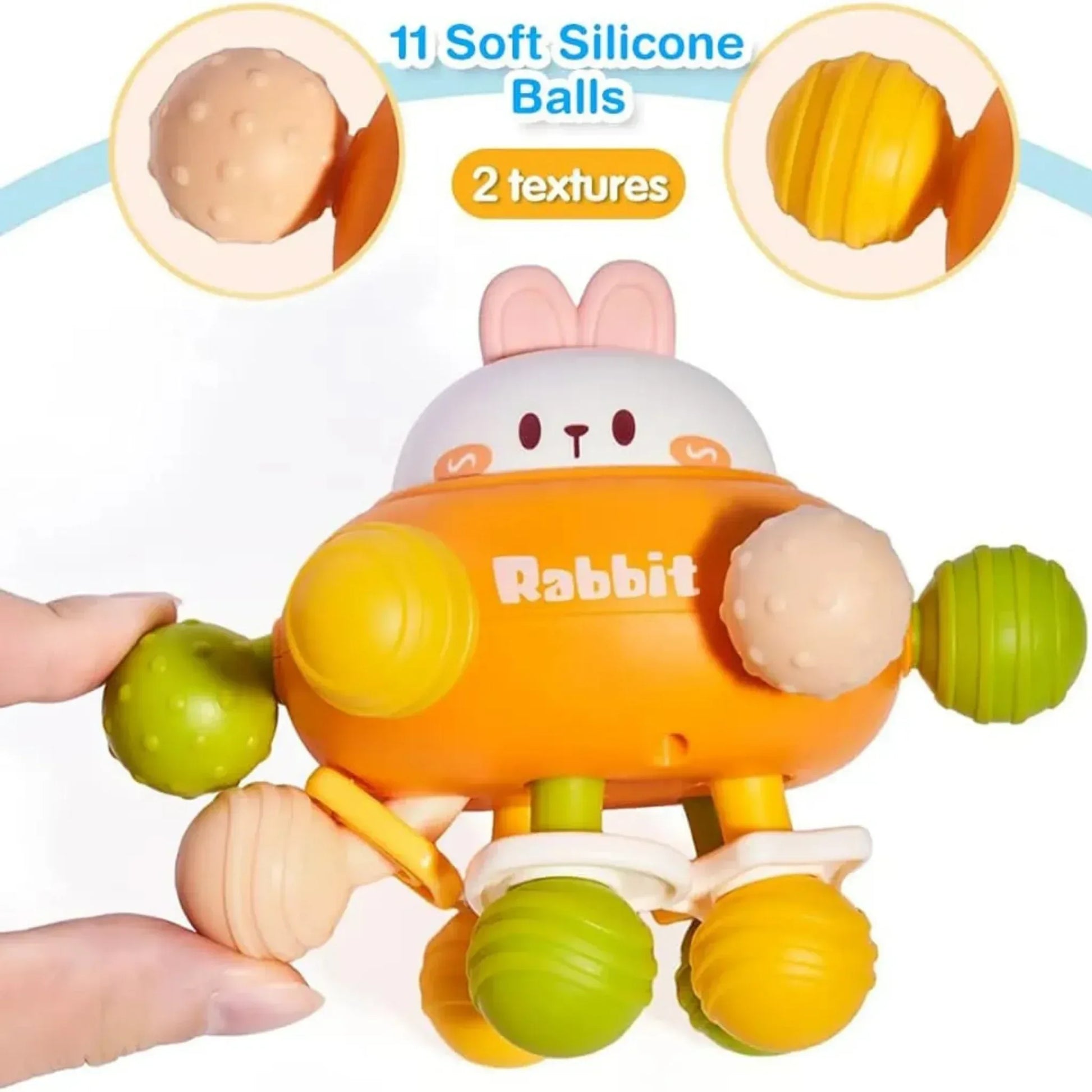 3 in 1 Silicon Baby Teether - Little Thinkers Hub