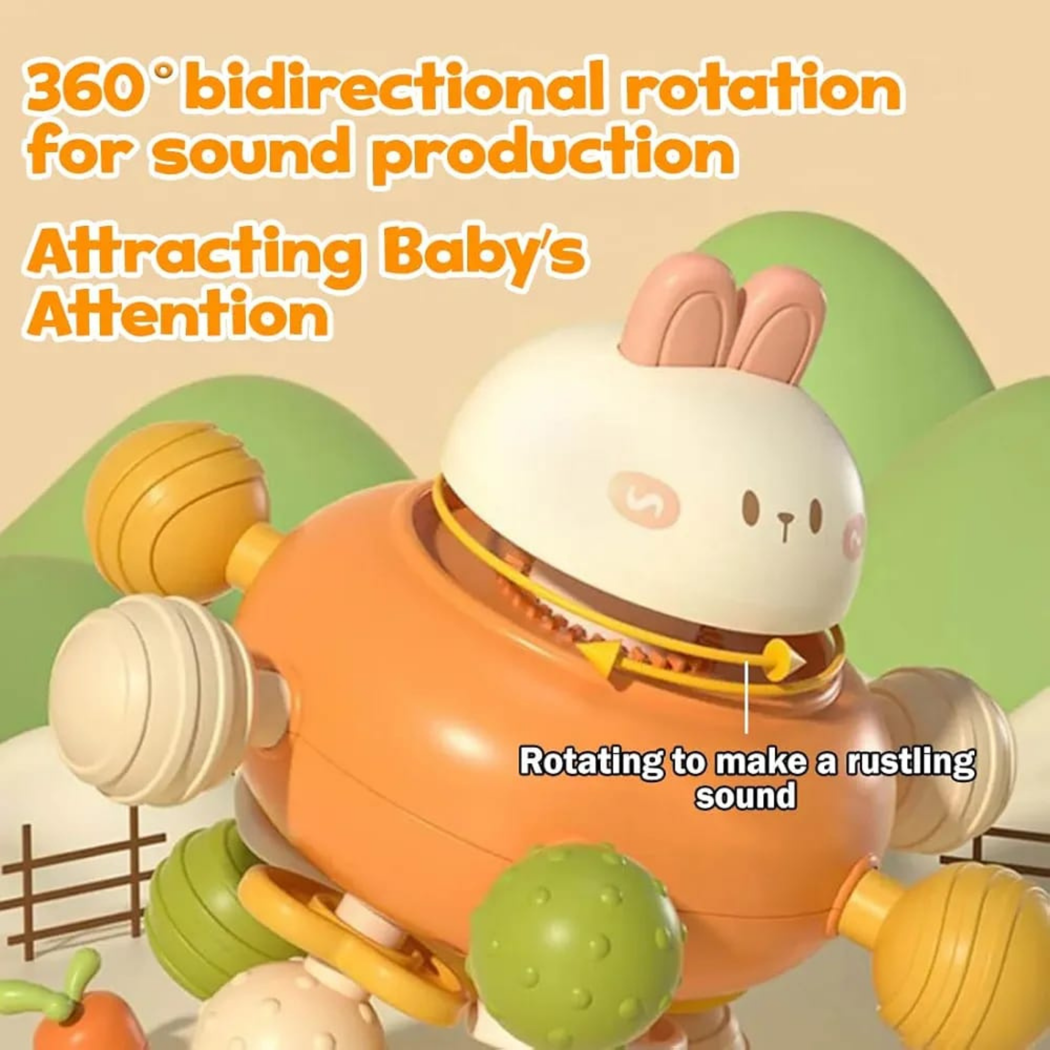 3 in 1 Silicon Baby Teether