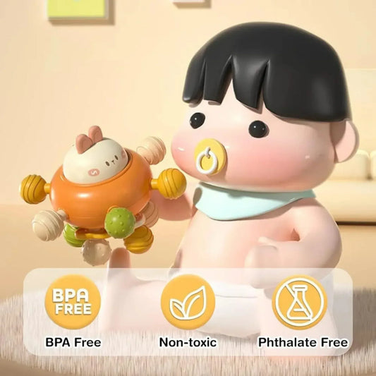 3 in 1 Silicon Baby Teether - Little Thinkers Hub