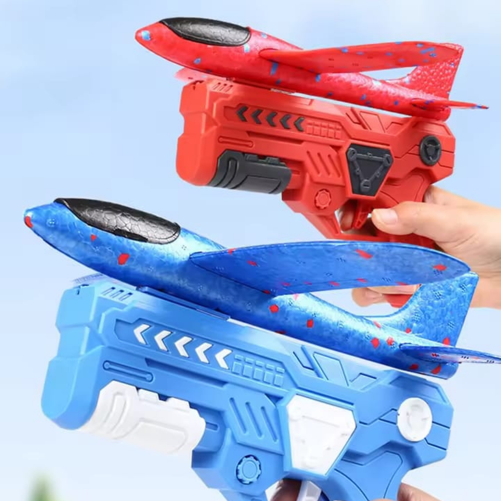 Aircraft Shooting Soft Ball Gun With Multifunctional toy