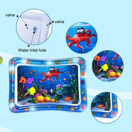 Baby Water Play Mat For Kids Tummy Time - Little Thinkers Hub