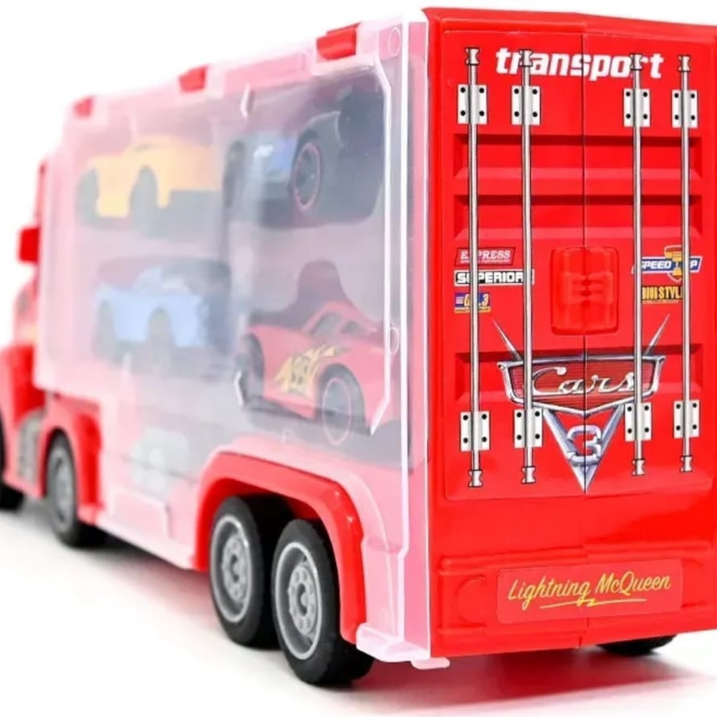 Macqueen Trailer with 4 Cars and Catapult