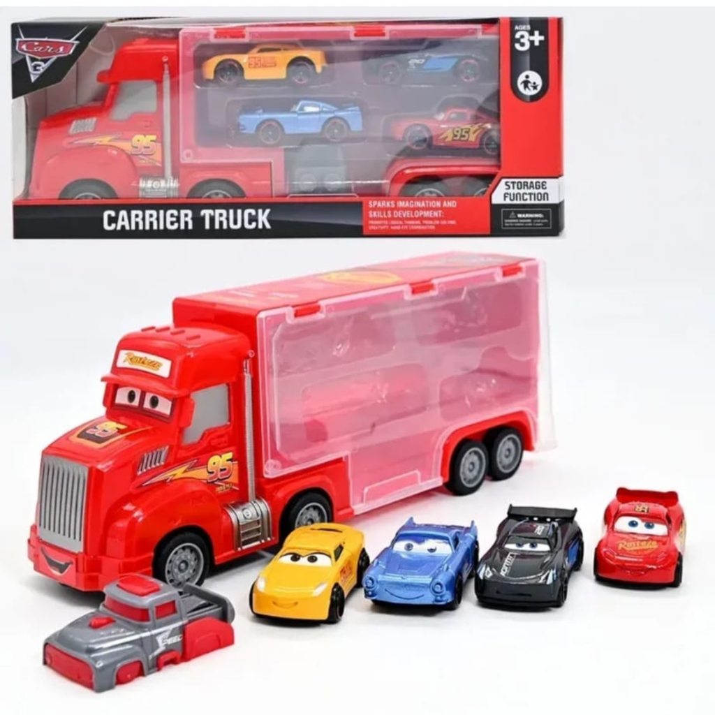 Macqueen Trailer with 4 Cars and Catapult