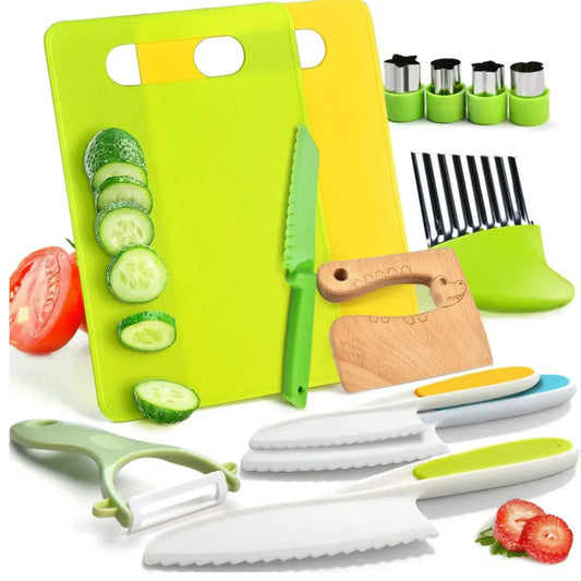 MiniChef Kids Kitchen Tools Set - 13 pieces - Little Thinkers Hub
