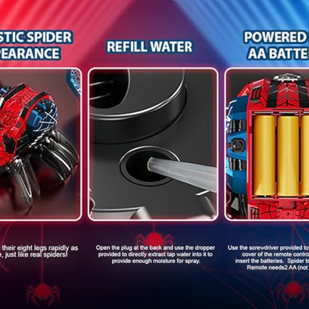 RC Smoke Spider With Lights and Sound