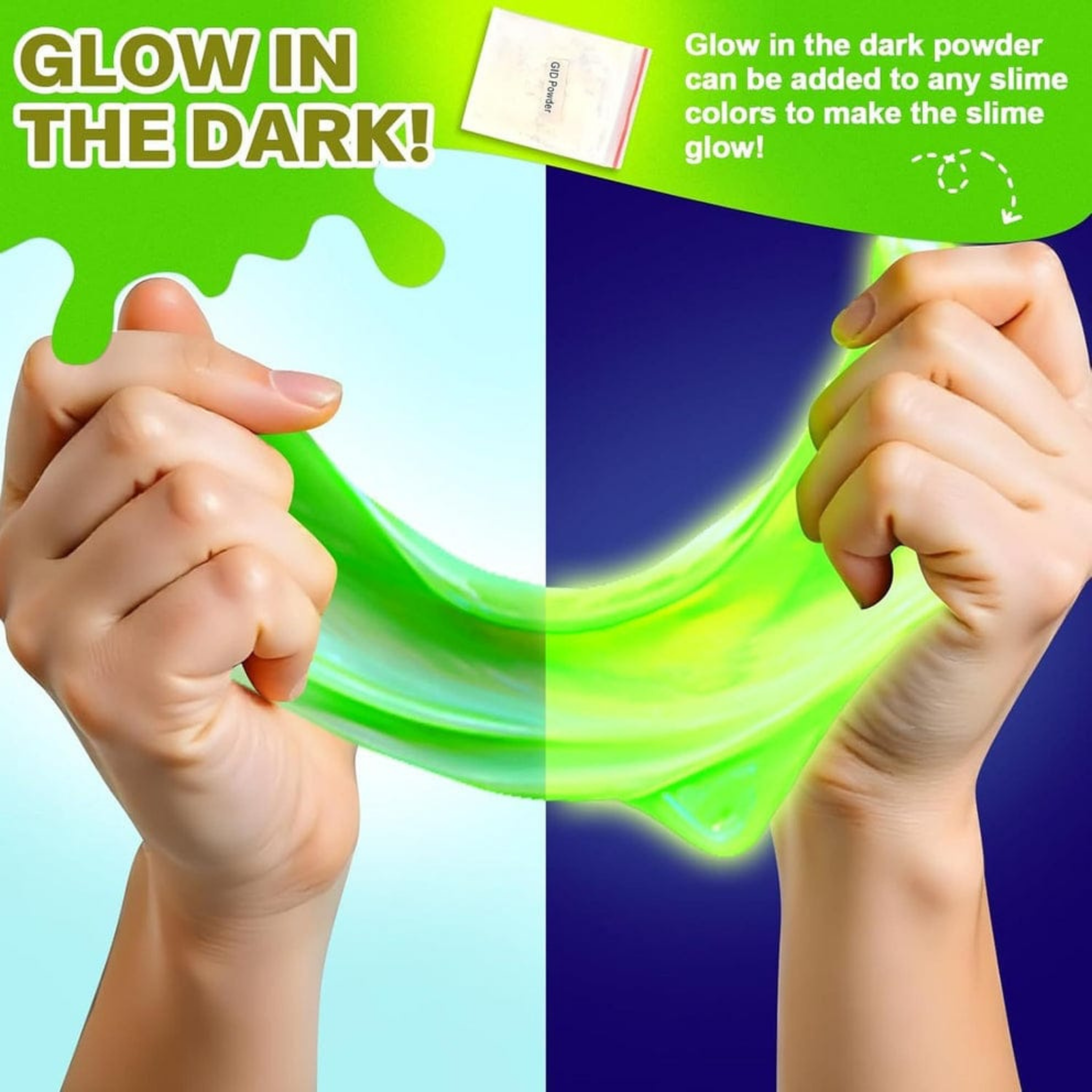 DIY Glowing Slime Factory Play Kit