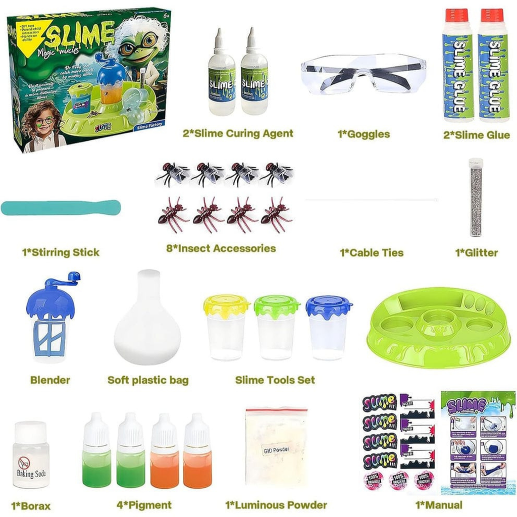 DIY Glowing Slime Factory Play Kit