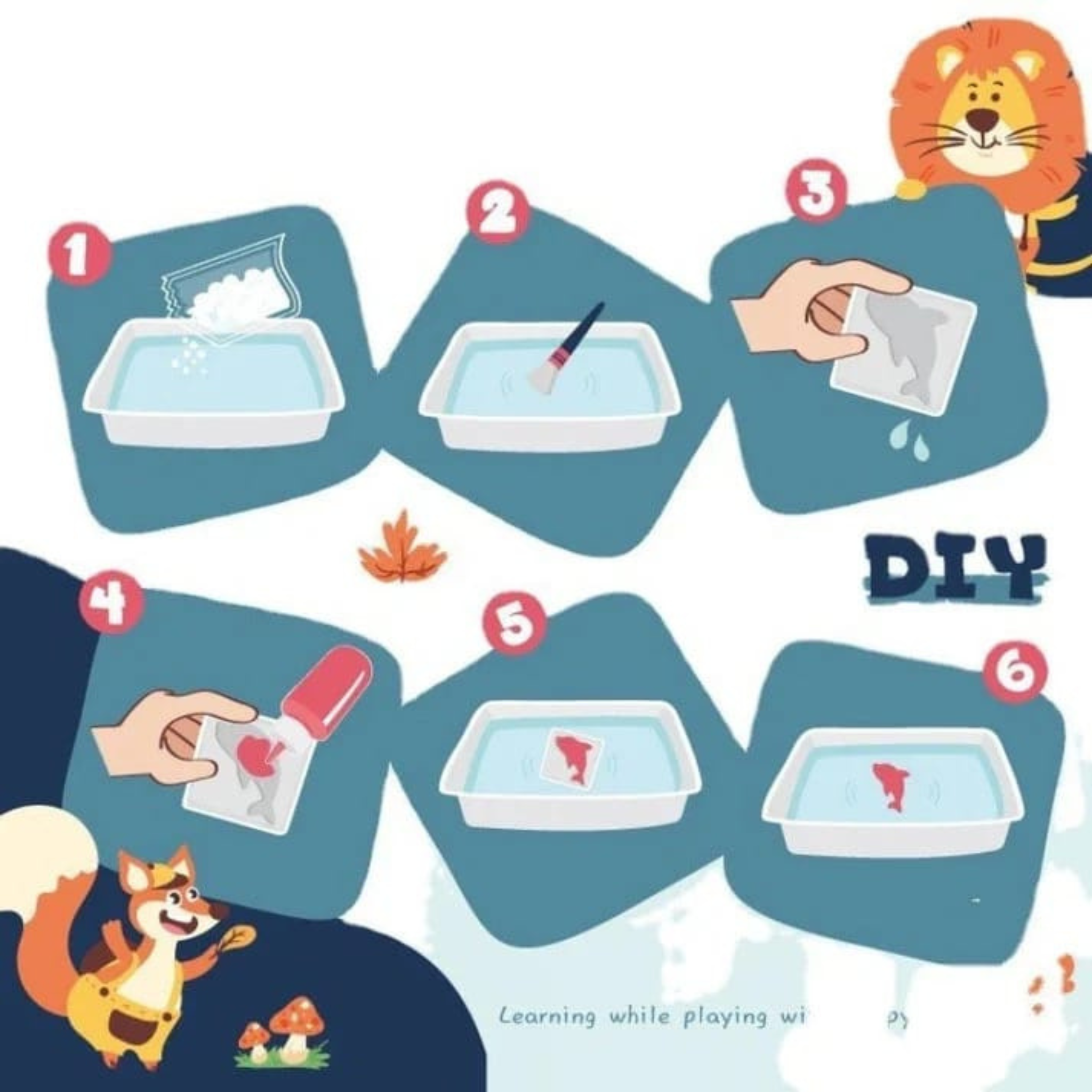 Magic Waterscape - DIY ELF Water Gel Molding Toy