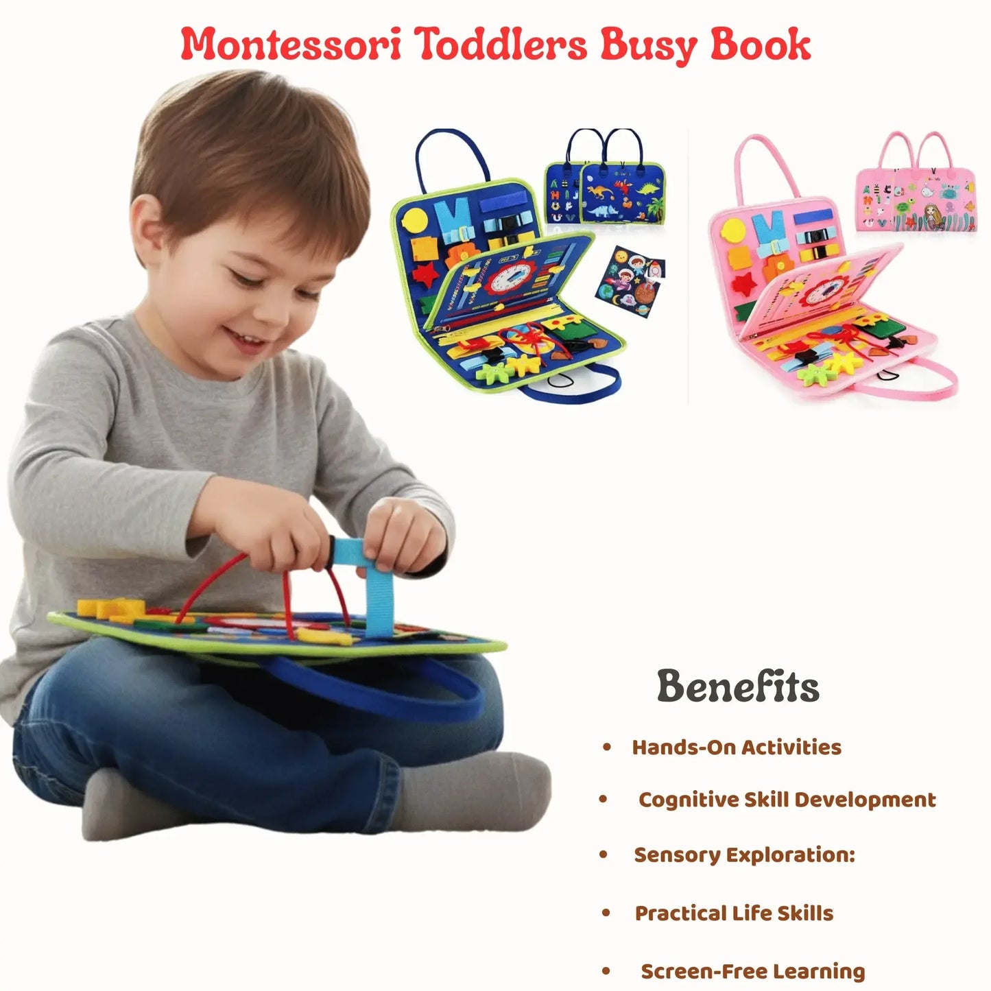 Montessori Busy Book – Keep Your Child Busy for Hours - Little Thinkers Hub