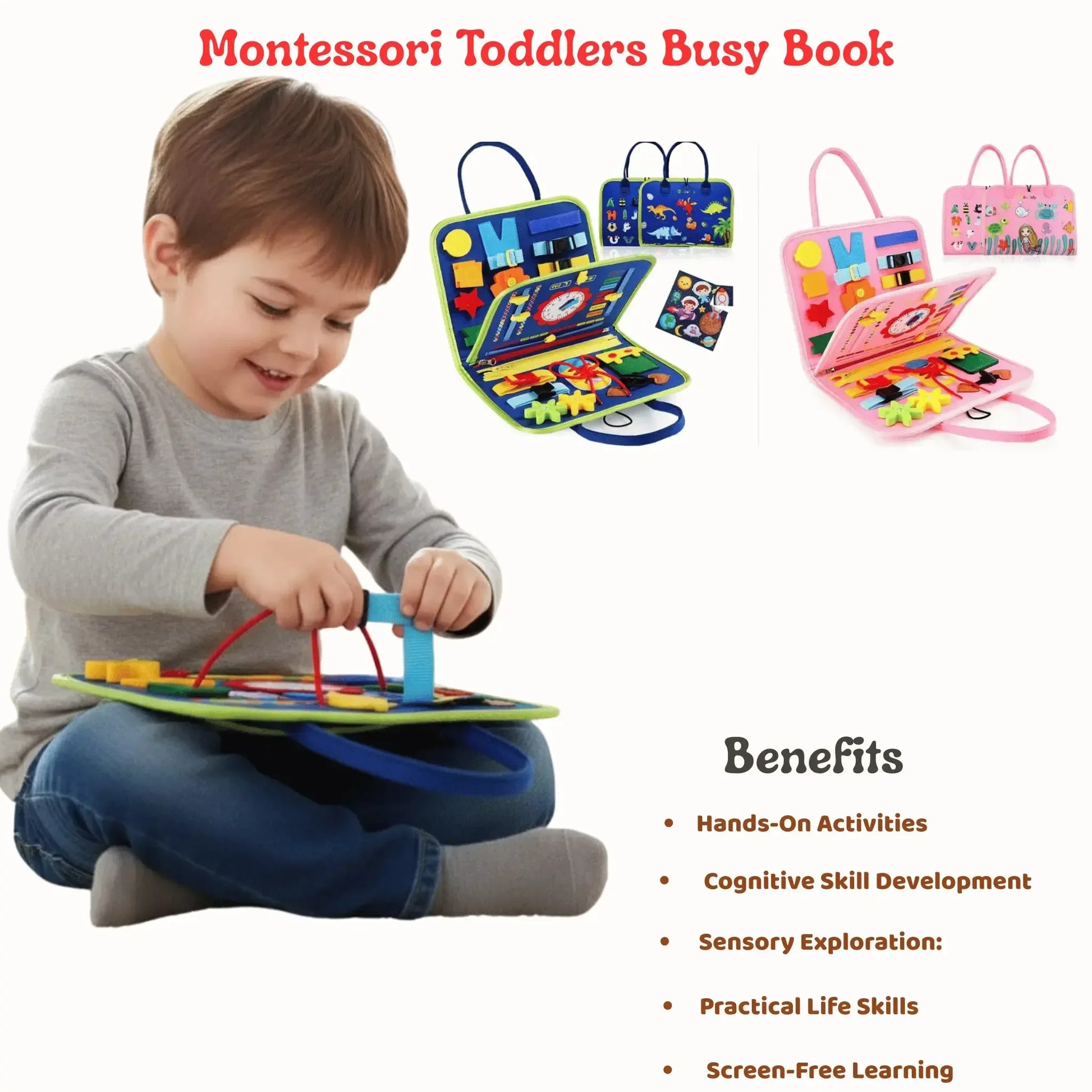 Montessori Busy Book – Keep Your Child Busy for Hours - Little Thinkers Hub