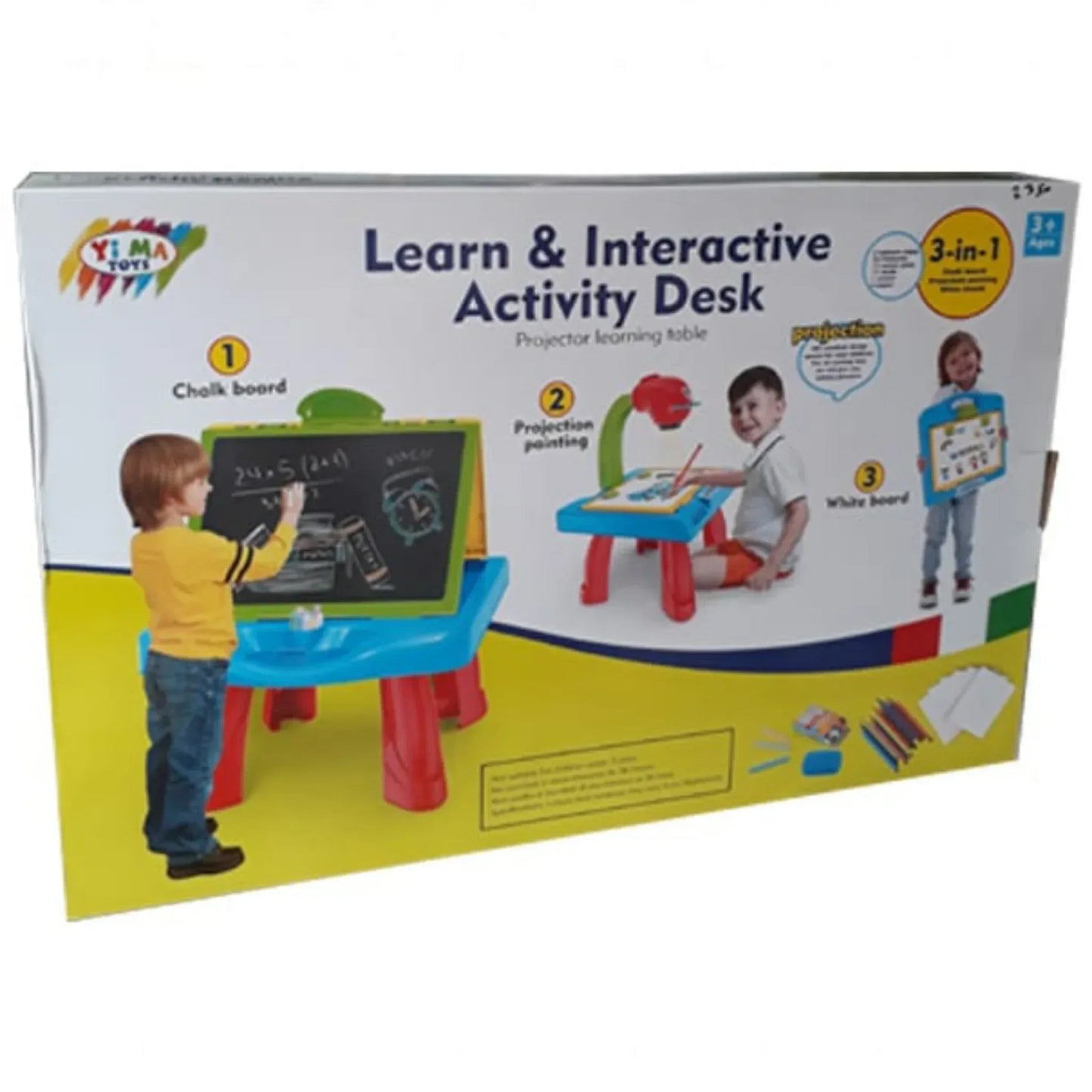 3 in 1 Learn And Interactive Desk For kids - Little Thinkers Hub