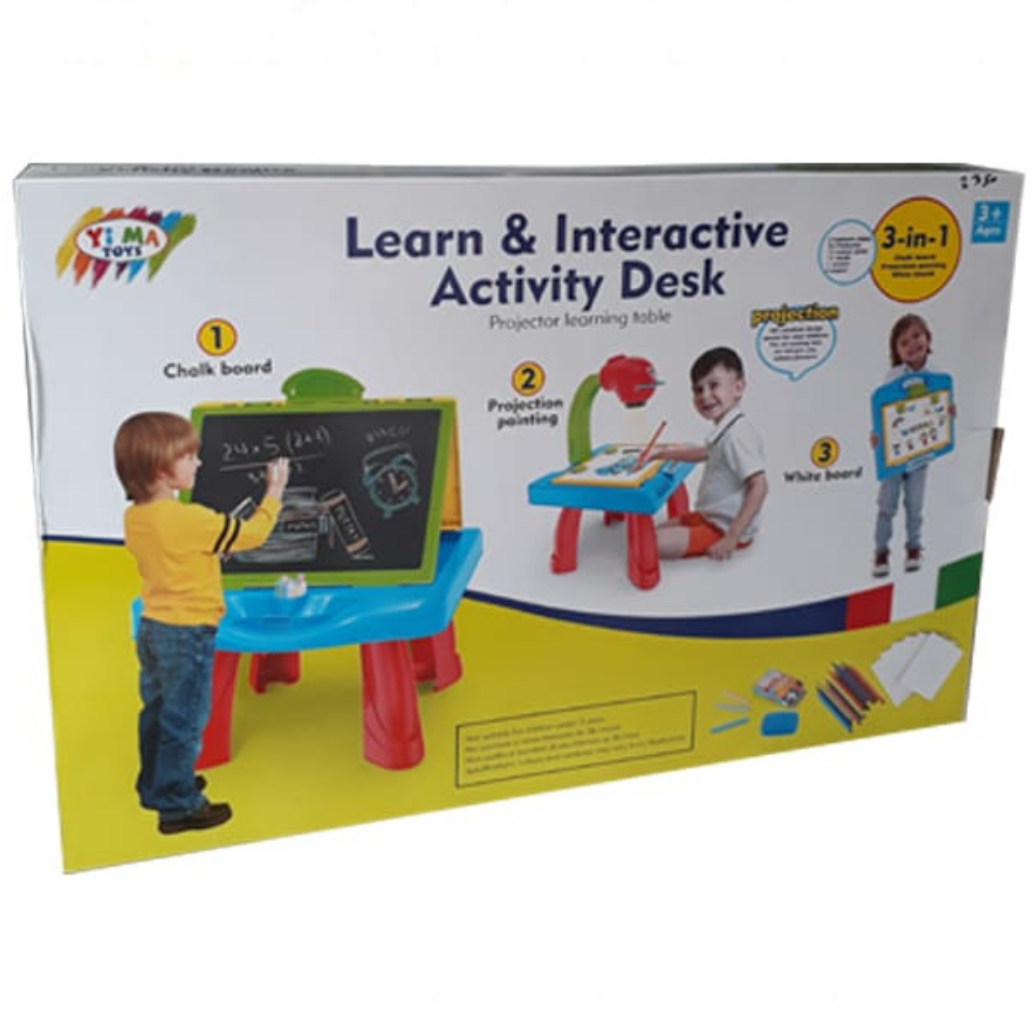 3 in 1 Learn And Interactive Desk For kids