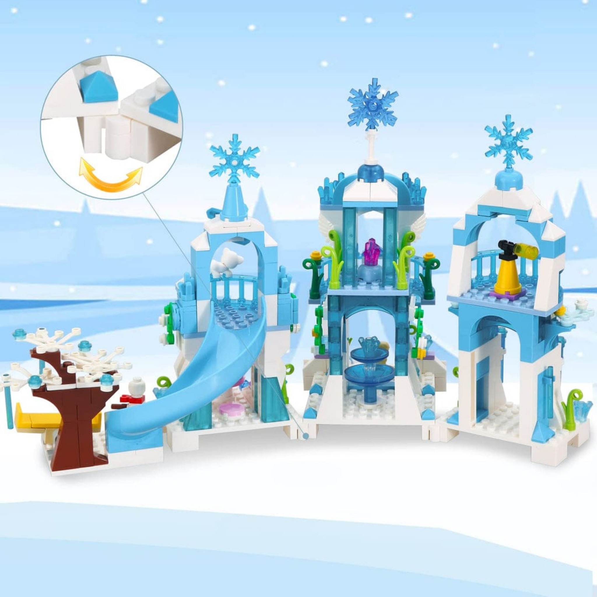 Fairytale Dream Creative Building blocks Set  477 Pieces