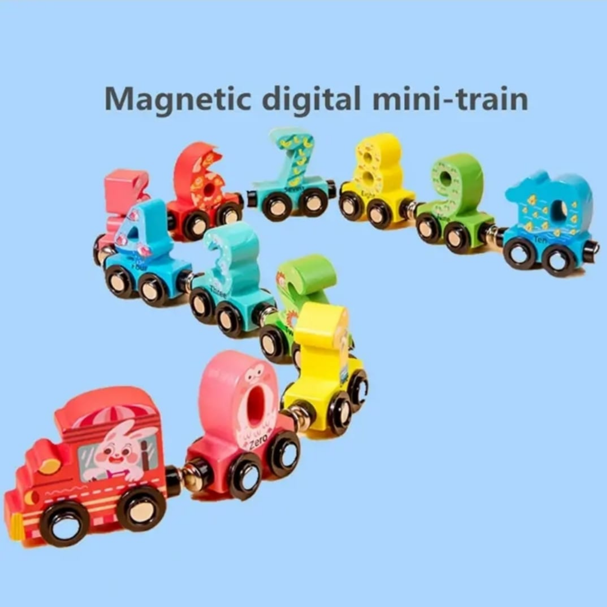 Magnetic Number Train
