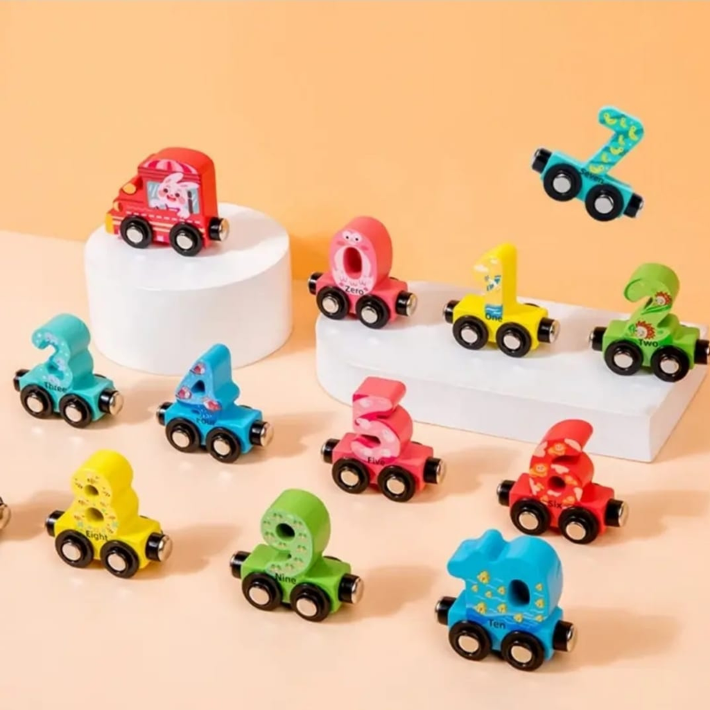 Magnetic Number Train