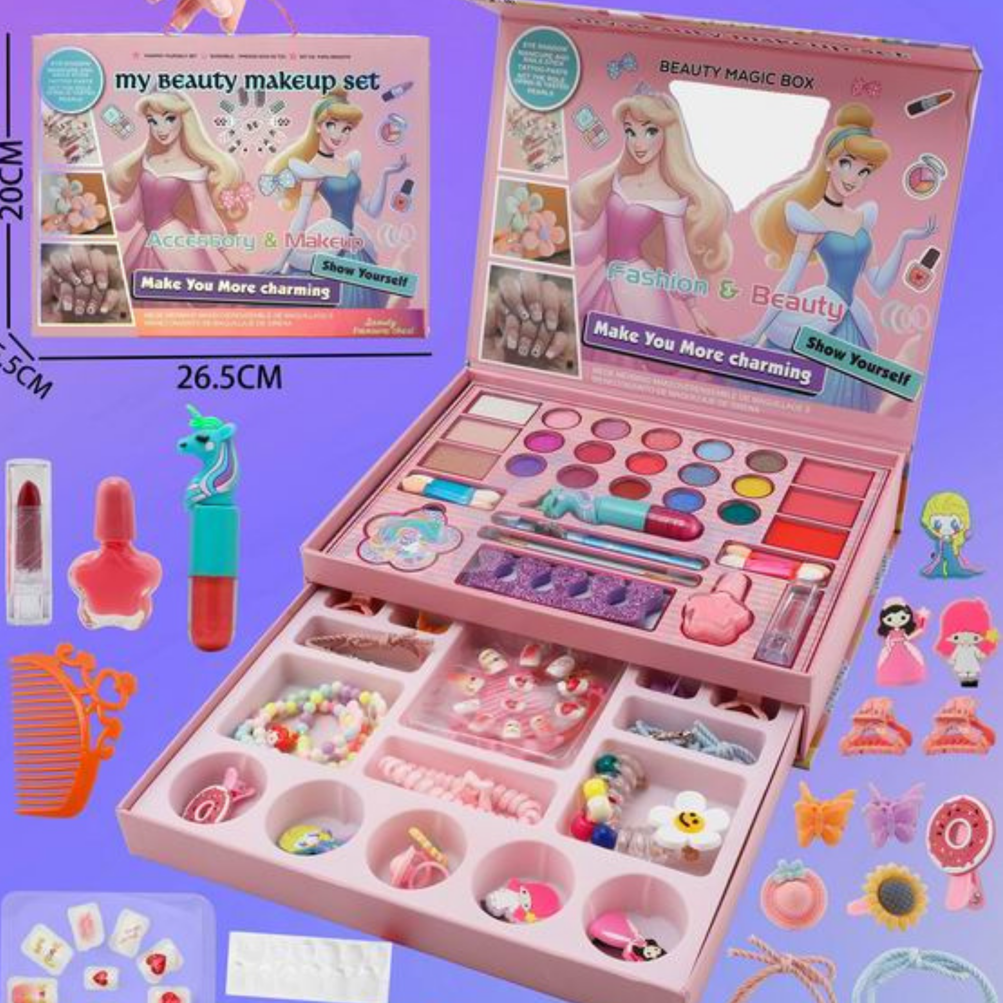 Kids Make-up Kit Set  2 Slides