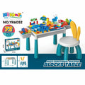 Multi Functional lego Blocks Table with chair - Little Thinkers Hub