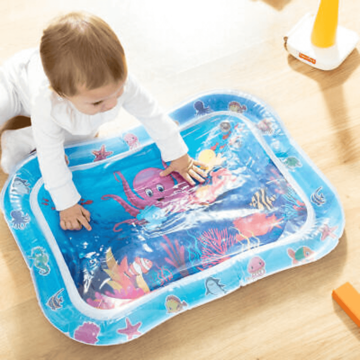 Baby Playtime Bundle – Premium Foam Playmat & Tummy Time Water Mat