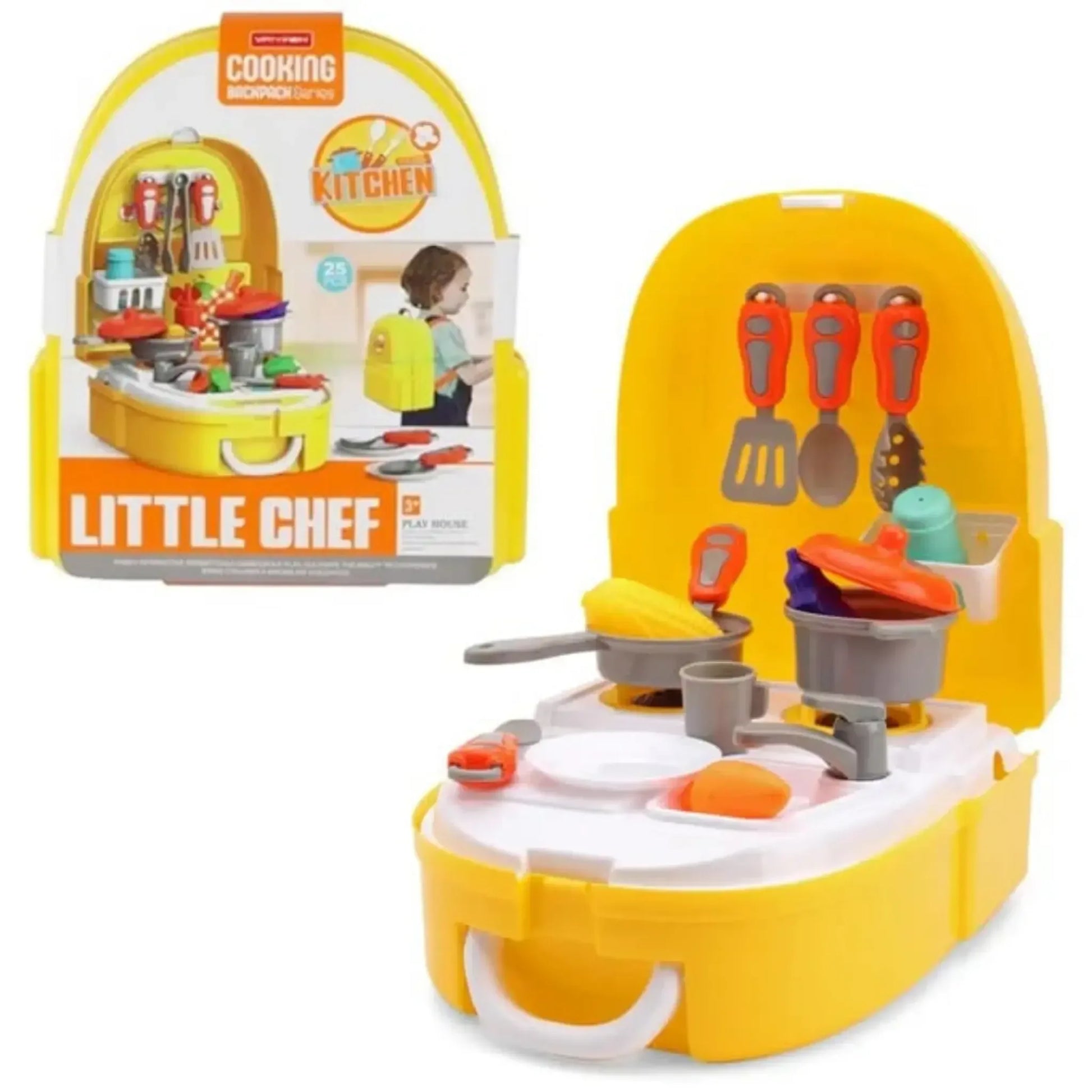 Little Chef Cooking Backpack For Kids - Little Thinkers Hub