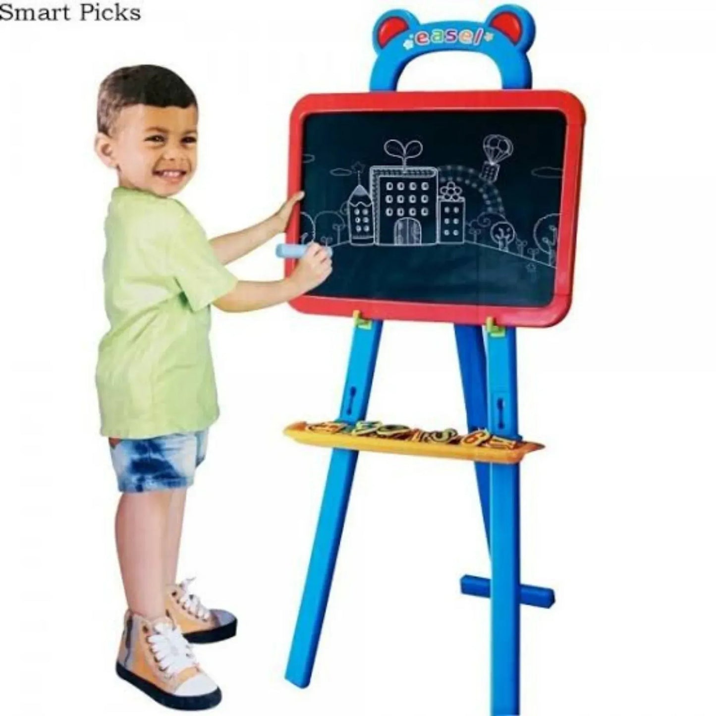 3 in 1 Magnetic Learning Easel Board - Little Thinkers Hub