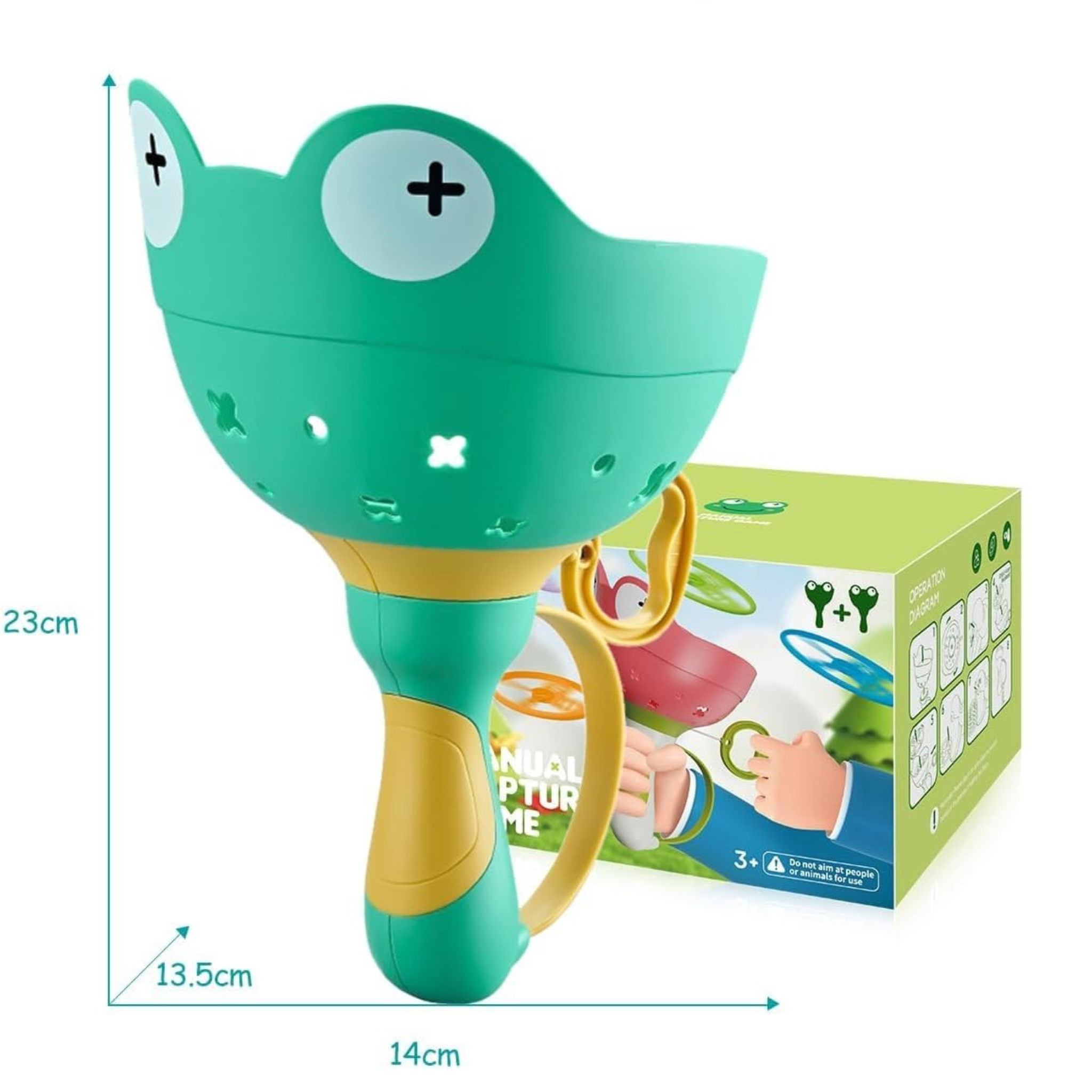 Manual Capture Catching Game - Toddler Chasing Toy for Boys & Girls, Ages 3-7