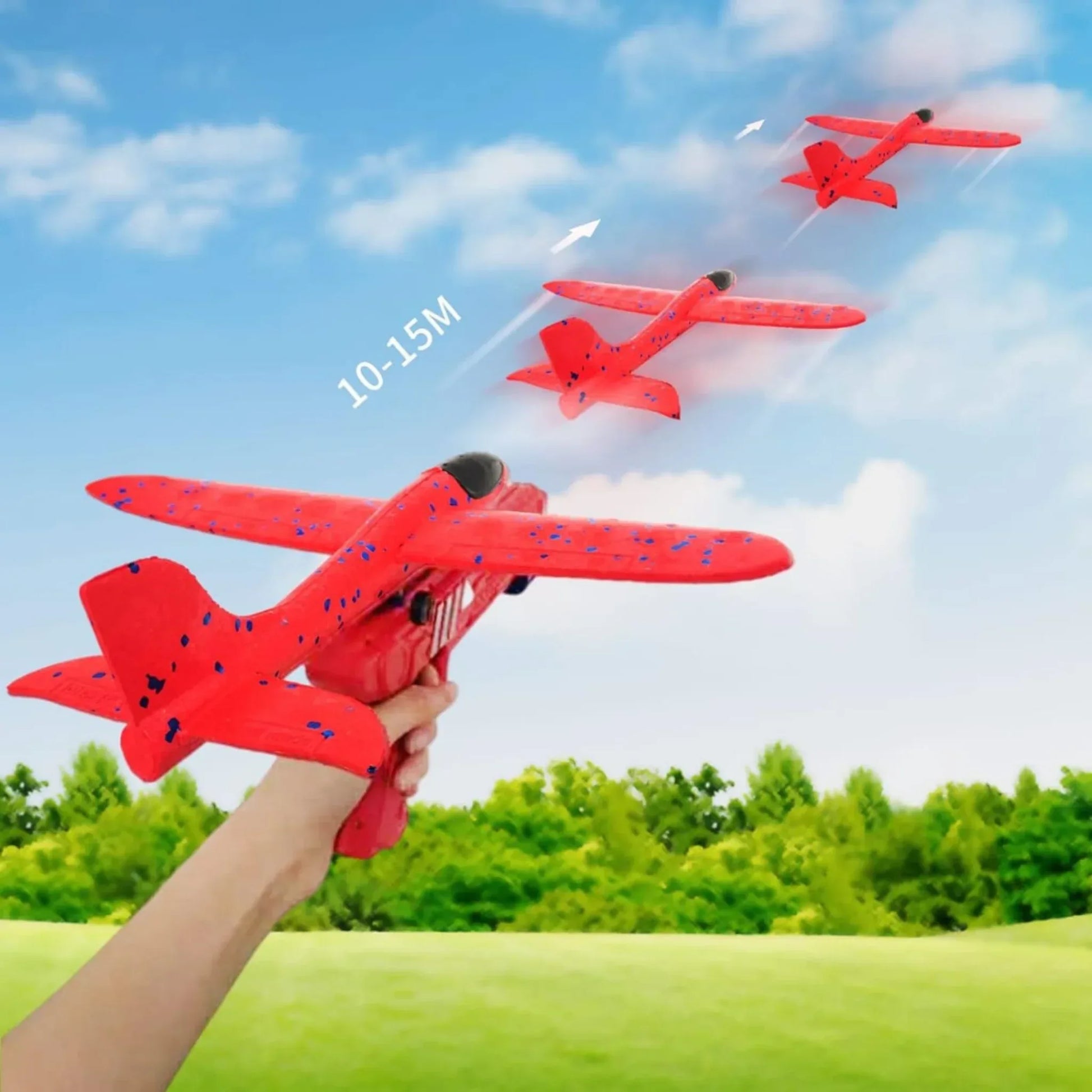 Catapult Gun Aircraft With Light - Little Thinkers Hub