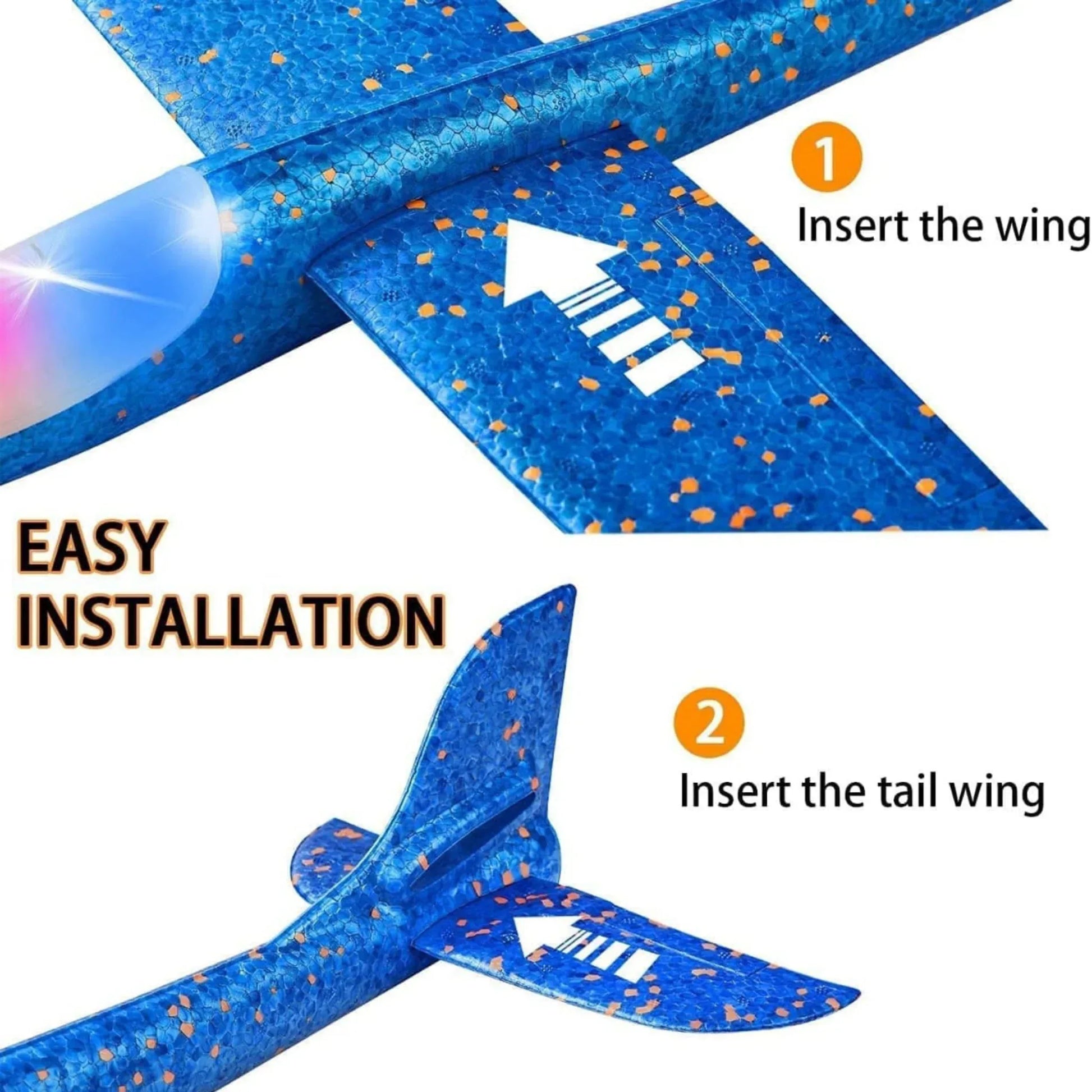 Catapult Gun Aircraft With Light - Little Thinkers Hub
