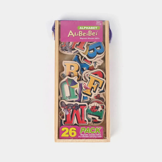 Magnetic Wooden Alphabats - Little Thinkers Hub
