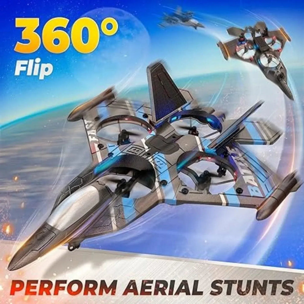 RC Combat Aircraft Drone – Remote Control Flying Jet Toy for Kids - Little Thinkers Hub