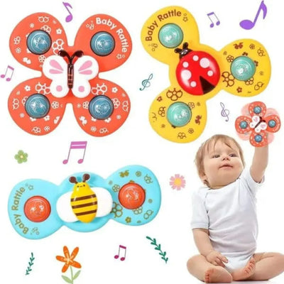 Baby Rattles Spinner Set - Pack of 3