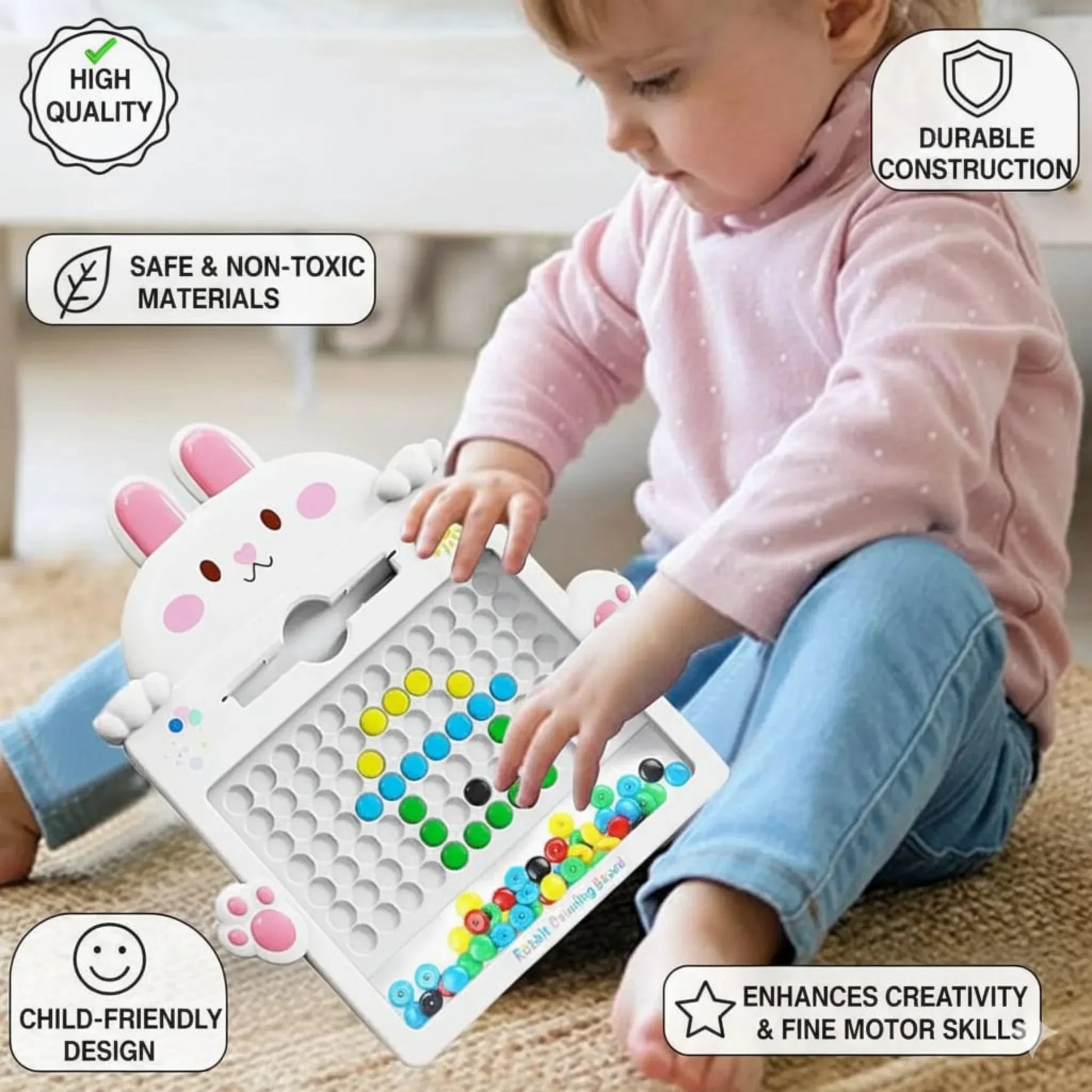 Dot Art Magnetic Drawing Board - Little Thinkers Hub