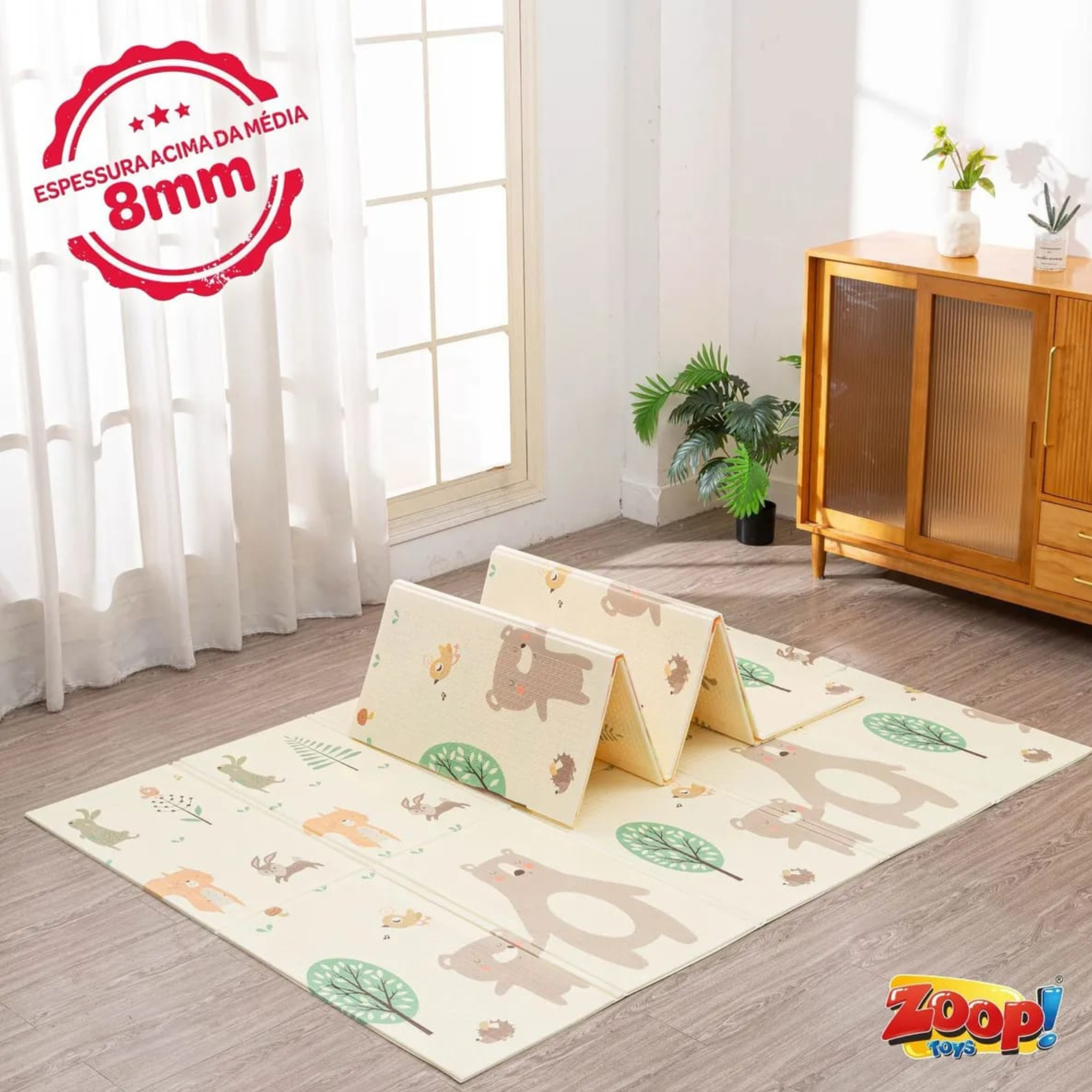 Premium Baby Play Mat – Foldable, Thick, Non-Slip | 3 Sizes Available