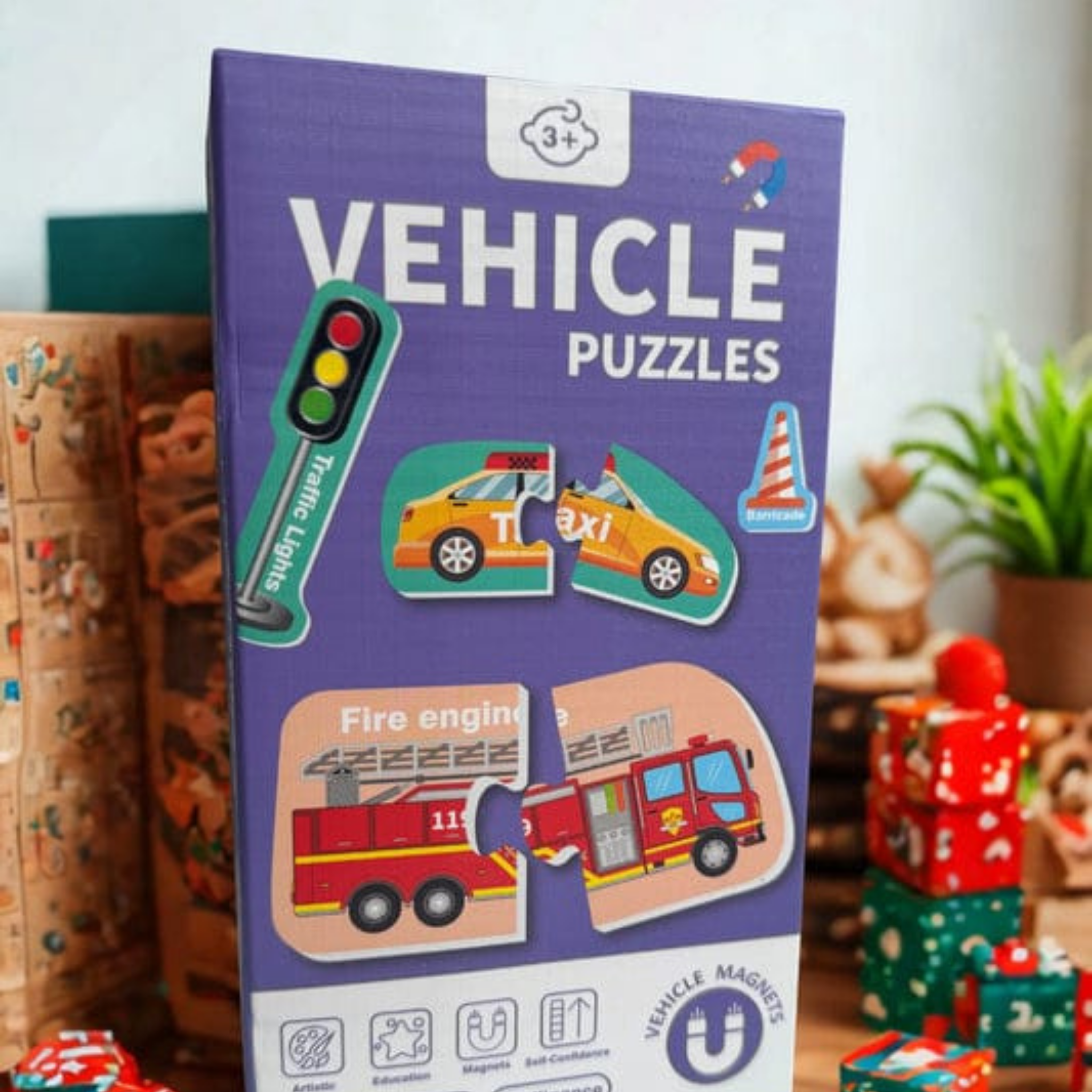 Magnetic Vehicle Puzzle