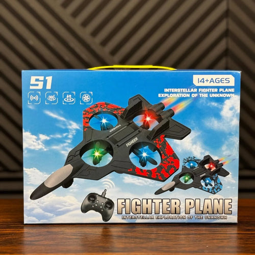 RC Combat Aircraft Drone – Remote Control Flying Jet Toy for Kids - Little Thinkers Hub