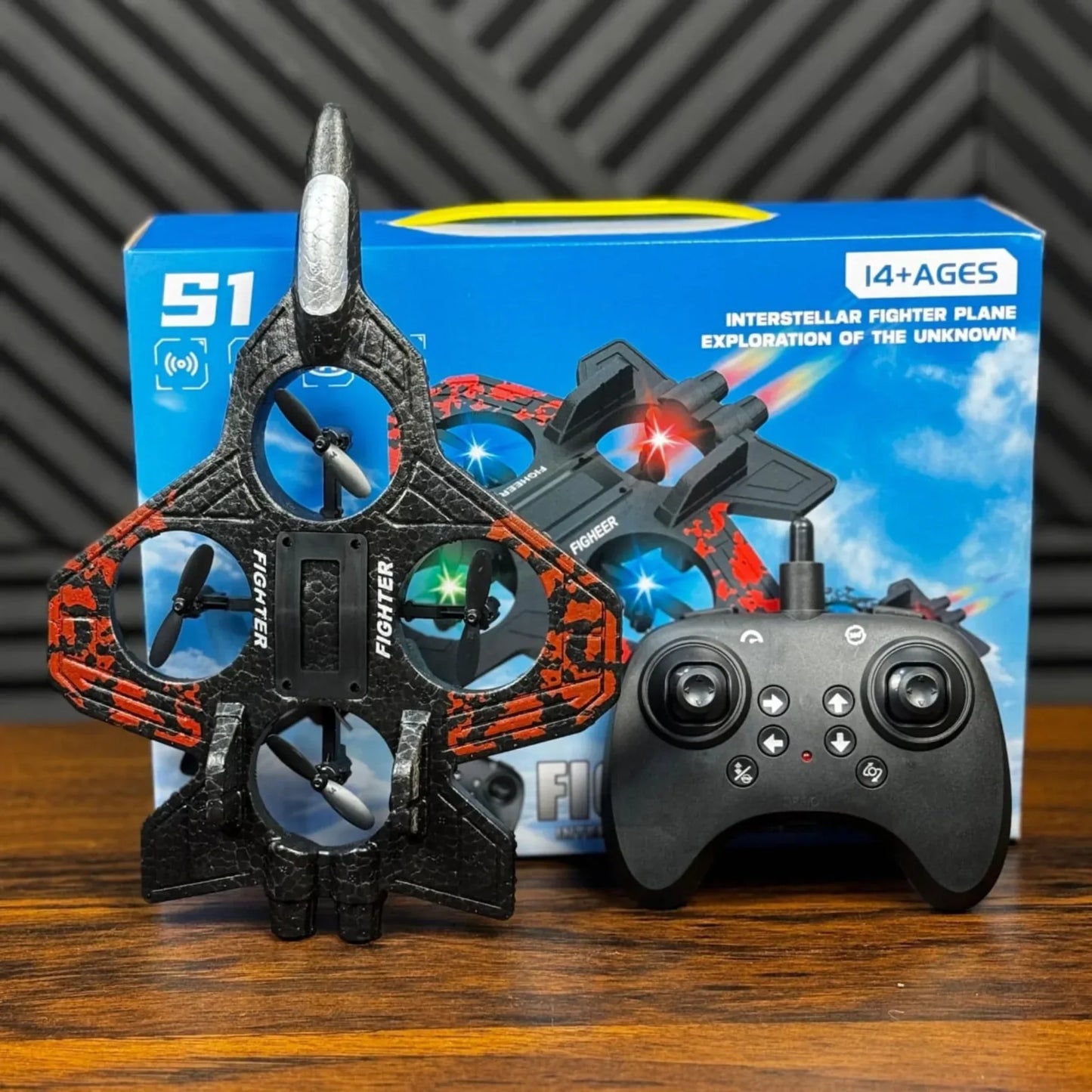 RC Combat Aircraft Drone – Remote Control Flying Jet Toy for Kids - Little Thinkers Hub