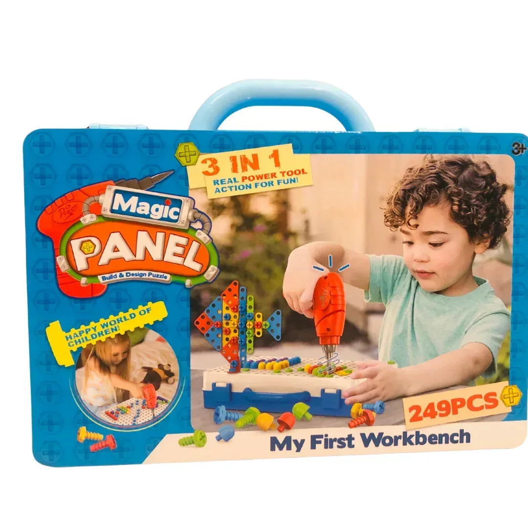 3 in 1 Drill & Screw Driver Creative Mosaic Puzzle - Little Thinkers Hub