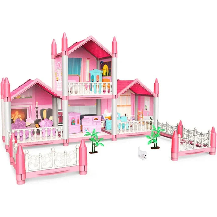 Dreamy Pink Doll House Set