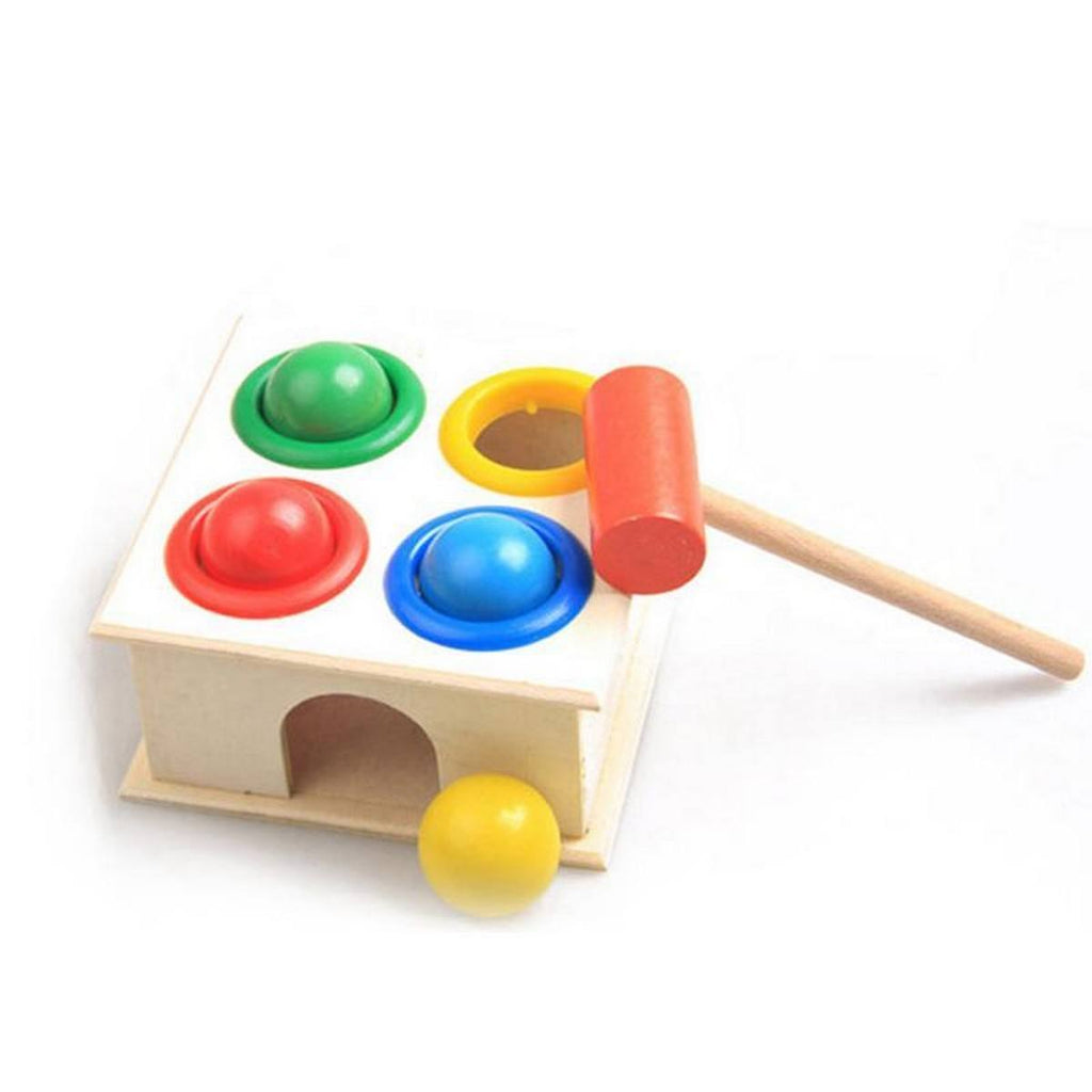 Wooden Hammer Knock The Ball Game