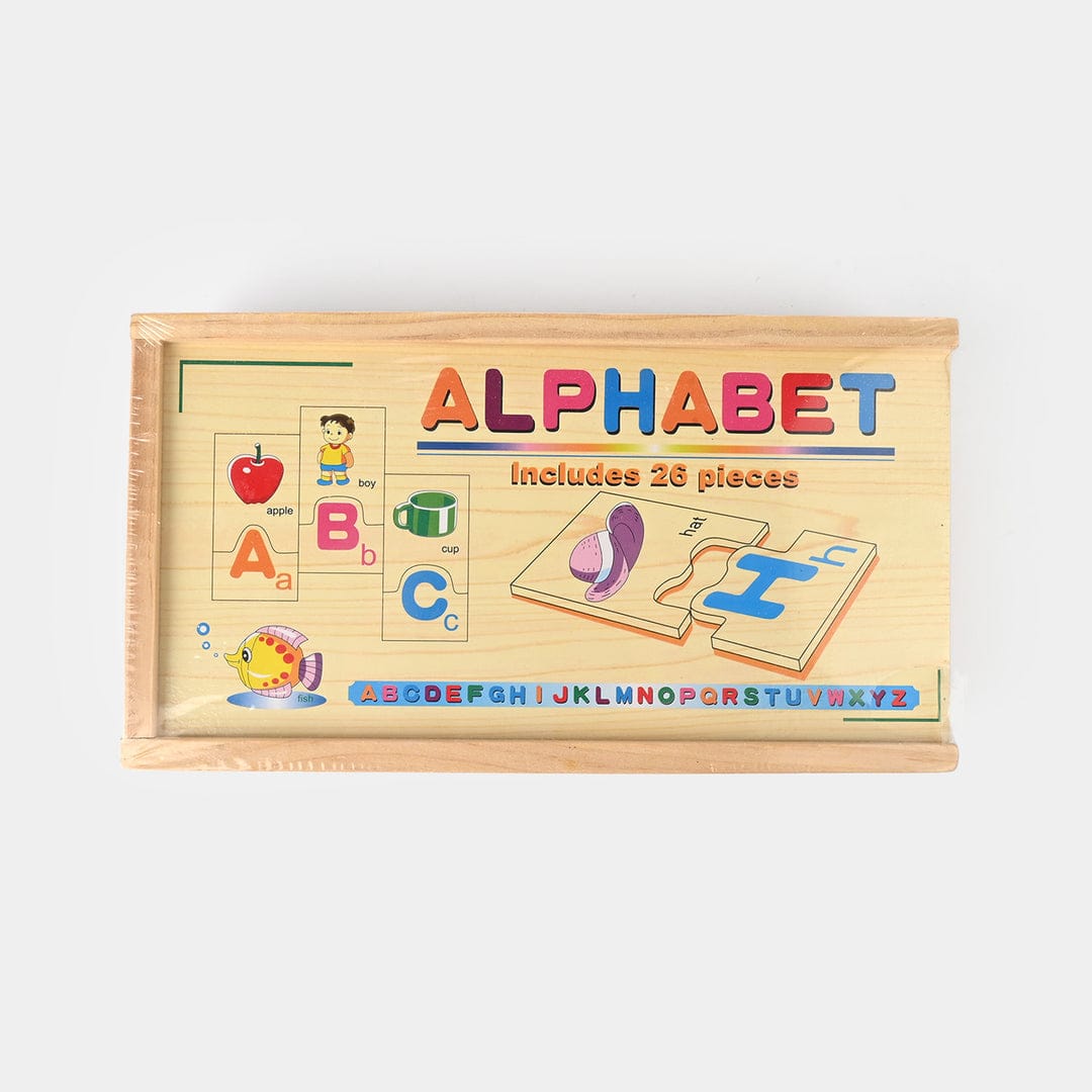 wooden Alphabet Sorting Puzzle