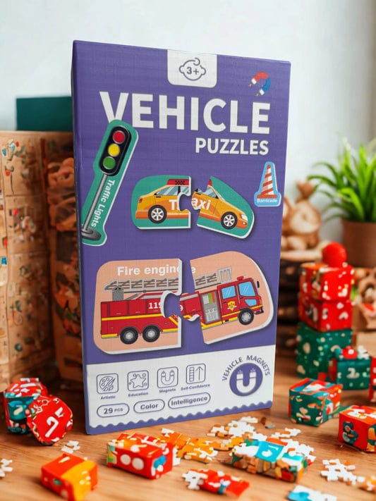 Magnetic Vehicle Puzzle