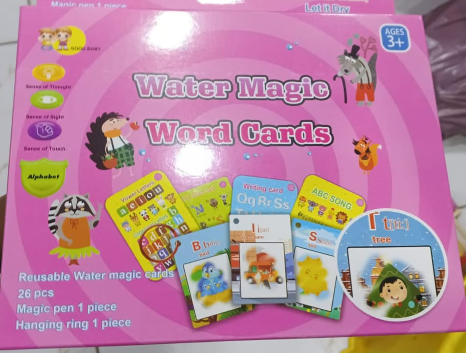 Water Magic Flash Cards