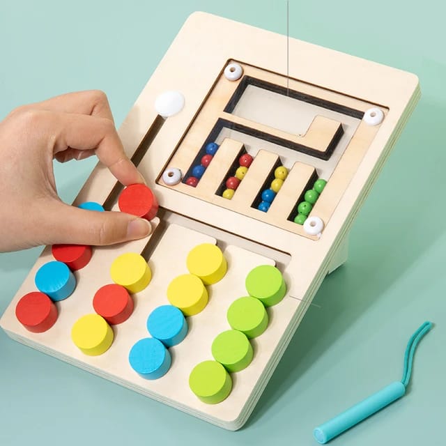 Wooden Magnetism Mobile 4 colour game