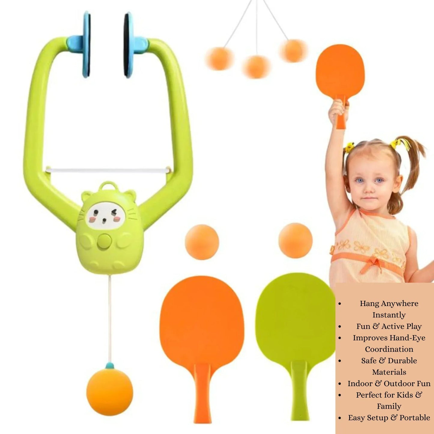 Hanging Ping Pong Tennis Game - Little Thinkers Hub