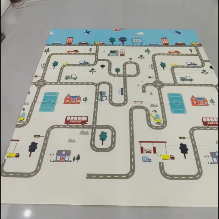 Premium Baby Play Mat – Foldable, Thick, Non-Slip | 3 Sizes Available